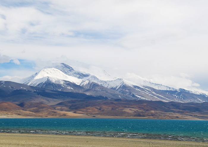 Lake Manasarovar in Tibet